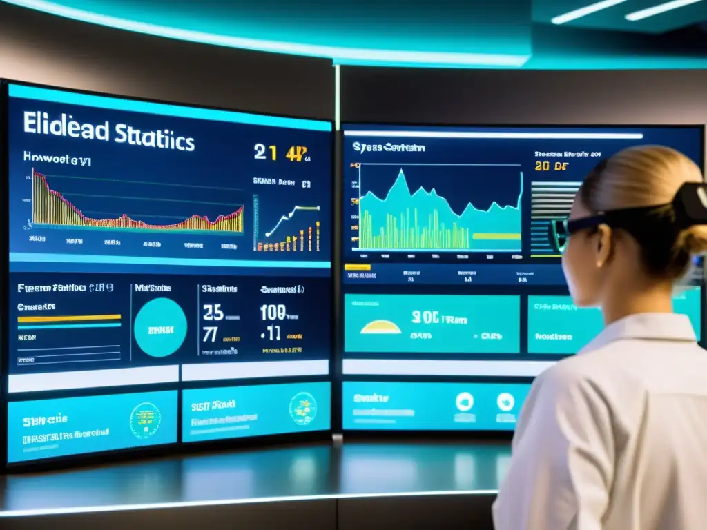 Una avanzada IA analiza datos para predecir epidemias, con una interfaz moderna y estadísticas en tiempo real