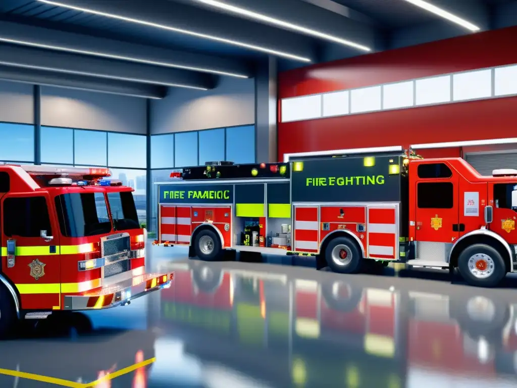 Estación de bomberos y paramédicos moderna, con tecnología IoT