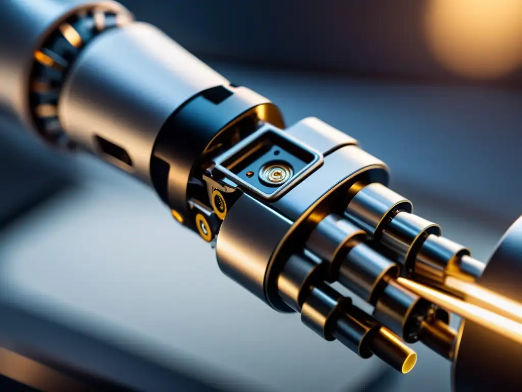 Brazo robótico suave envolviendo con precisión Un brazo robótico suave envolviendo con precisión, destacando la flexibilidad de los robots blandos en la robótica