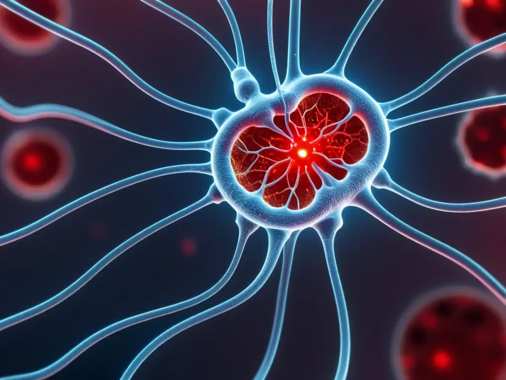 Nanorobot navegando en vaso sanguíneo Un nanorobot navega entre las células sanguíneas en un vaso, mostrando la maravilla de la nanorobótica: desafíos y maravillas emergentes