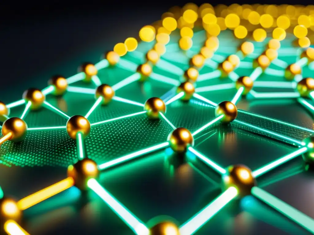 Nanocables de energía: Tecnología futurista en detalle Detalle ultrapreciso de nanocables entrelazados con materiales de almacenamiento de energía, irradiando innovación futurista