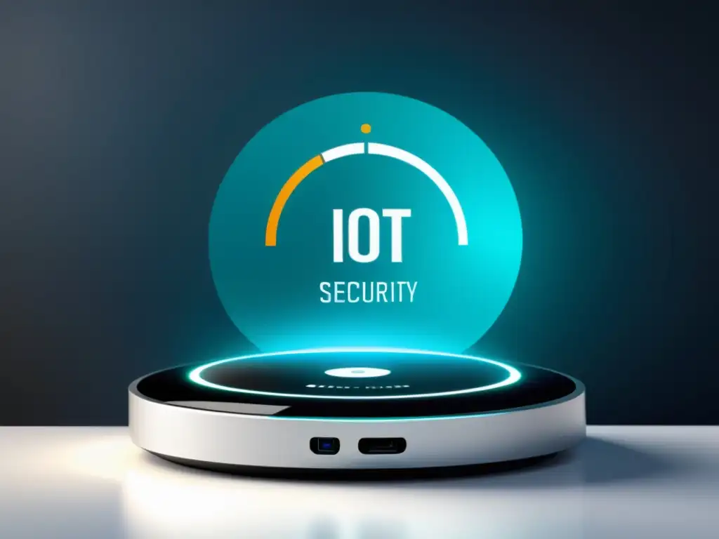 Dispositivos IoT protegiendo gadgets contra ciberataques con avanzadas estrategias de seguridad