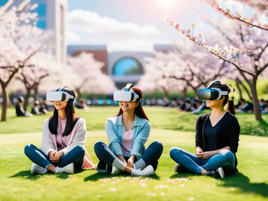 Estudiantes en realidad virtual reducen ansiedad rodeados de naturaleza y tecnología educativa