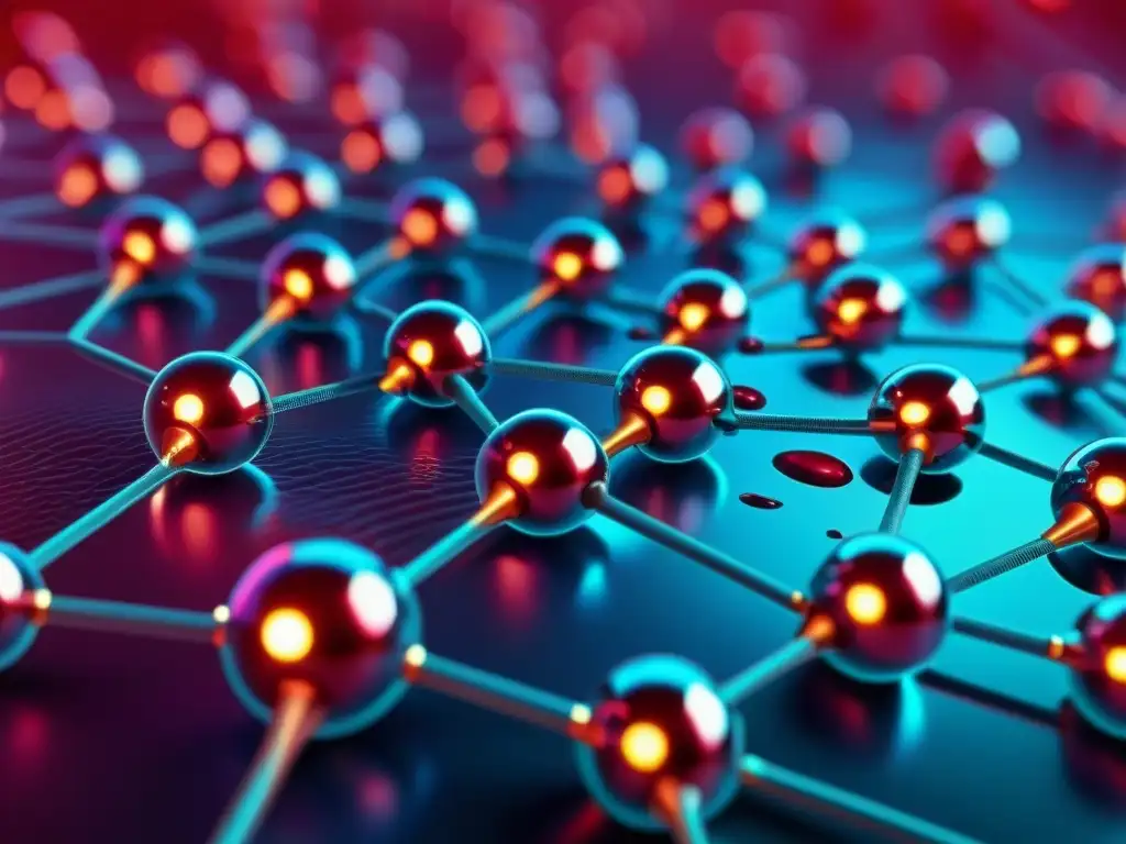 Una imagen microscópica detallada de nanorobots navegando en el torrente sanguíneo, mostrando el potencial futurista de la tecnología médica