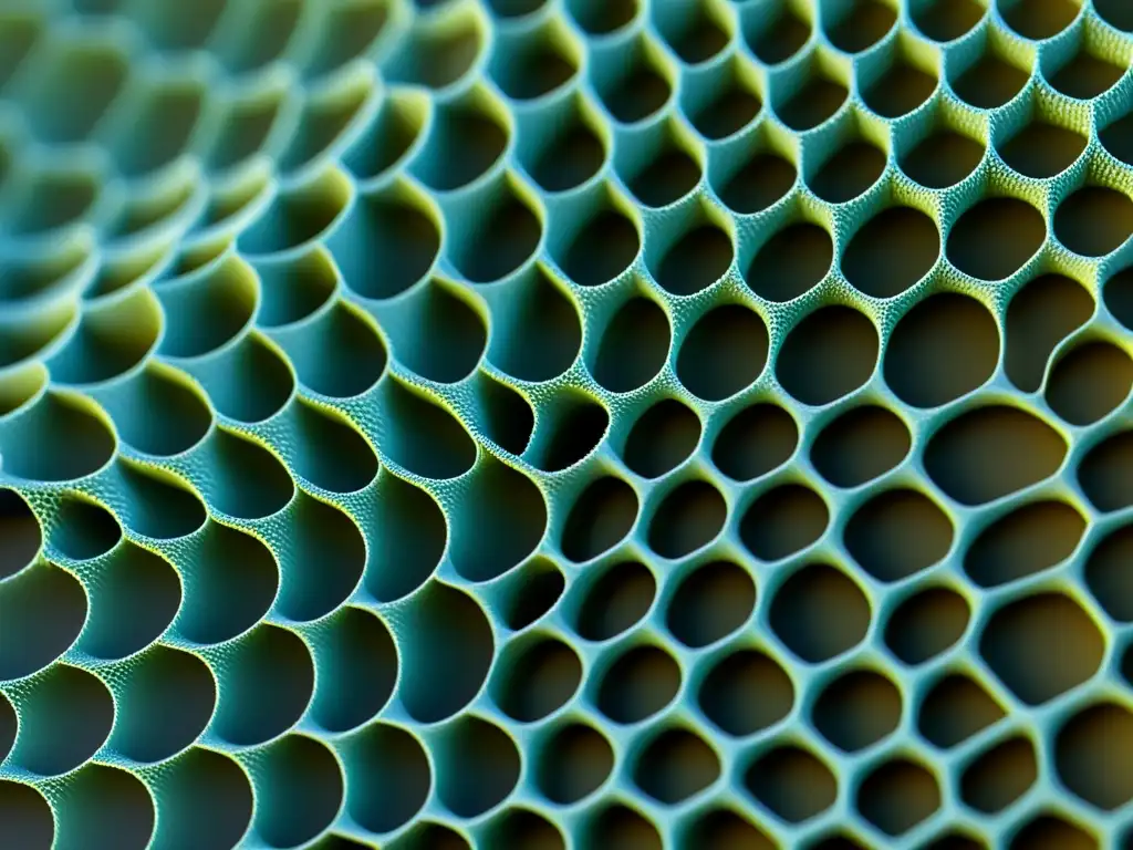 Imagen de un recubrimiento nanotecnológico para materiales: una red de nanocoating ultradelgado y duradero que se integra perfectamente en la superficie, como una armadura futurista