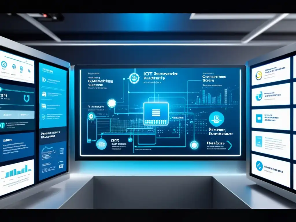 Instalación industrial moderna con sistemas de seguridad y tecnología IoT, destacando la importancia de la Seguridad en infraestructuras críticas IoT