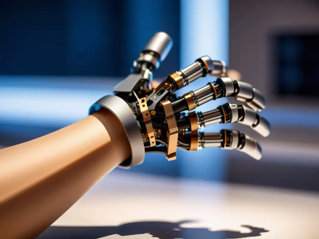 Mano robótica suave: precisión y flexibilidad Una mano robótica suave y precisa sostiene un objeto frágil, demostrando la flexibilidad de los robots blandos en la robótica
