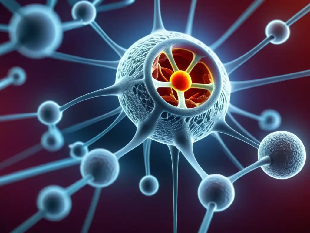 Nanobots de nanotecnología en la Medicina Personalizada entregando medicación en el cuerpo humano, con células y tejido detallados