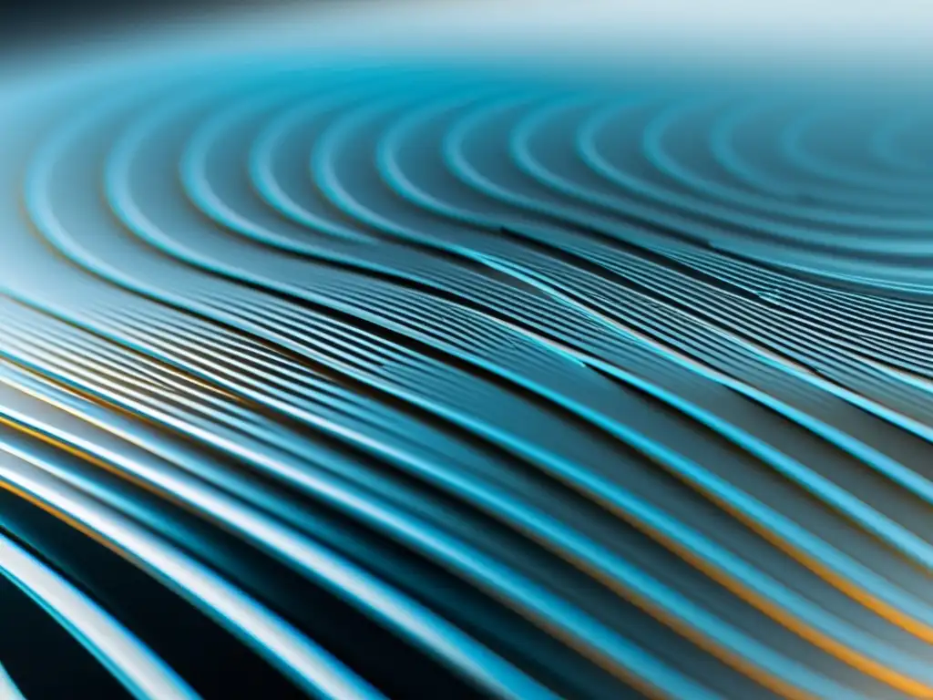 Un recubrimiento nanotecnológico para materiales, reflejando la luz en una instalación futurista de alta tecnología