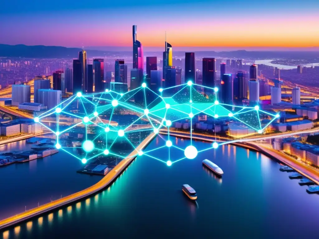 Red de dispositivos médicos futuristas muestra datos en tiempo real sobre enfermedades infecciosas en la ciudad Una red futurista de dispositivos médicos conectados muestra datos en tiempo real sobre la propagación de enfermedades infecciosas en la ciudad