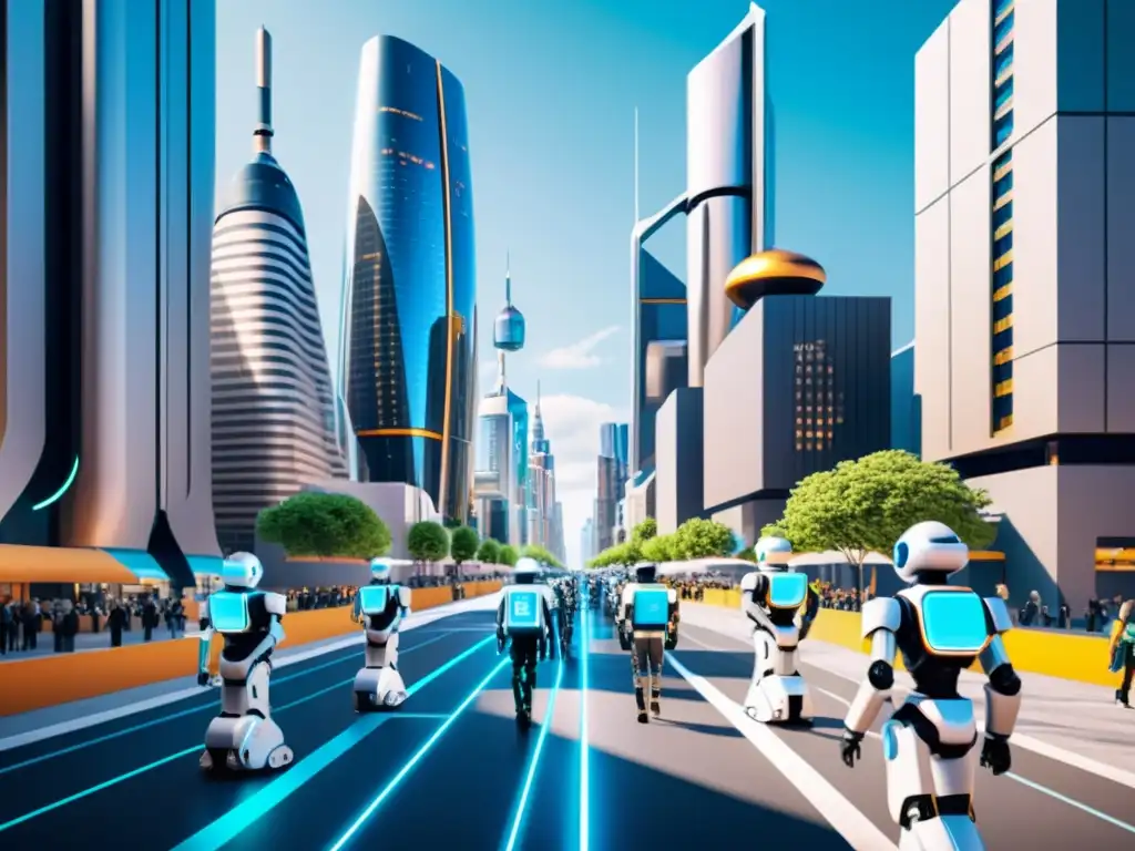 Robots sociales e inteligencia artificial impactan en la vida urbana futurista