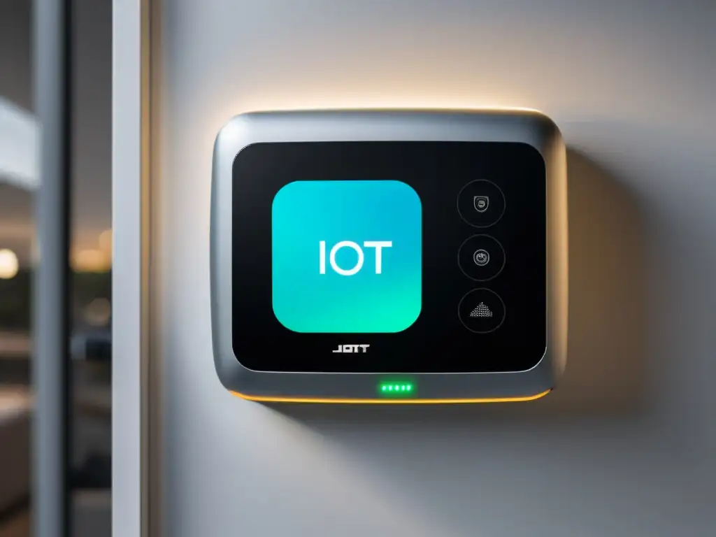 Un sistema de seguridad IoT interconectado, moderno y de alta tecnología, que transmite una sensación de protección avanzada y tecnología puntera